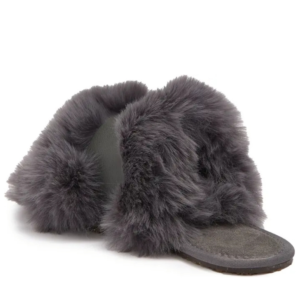 Australia Luxe Collective Slides Muchas in Gray Size 9 #134 - Picture 5 of 7